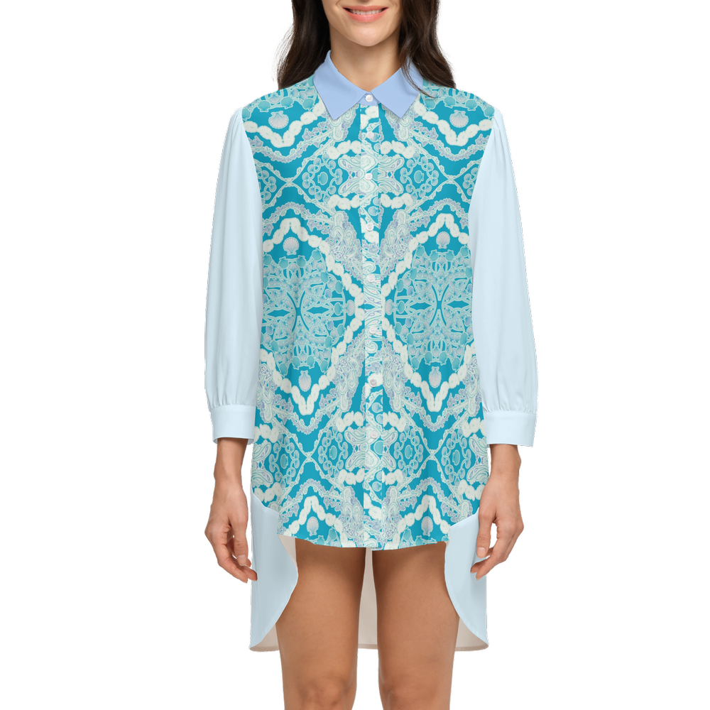 Women's High-Low Long-Sleeve