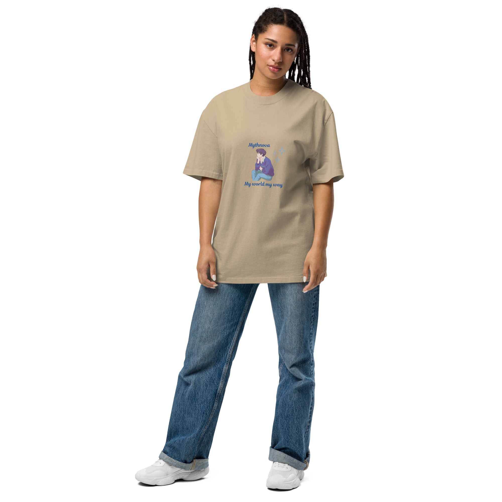Unisex Oversized faded t-shirt