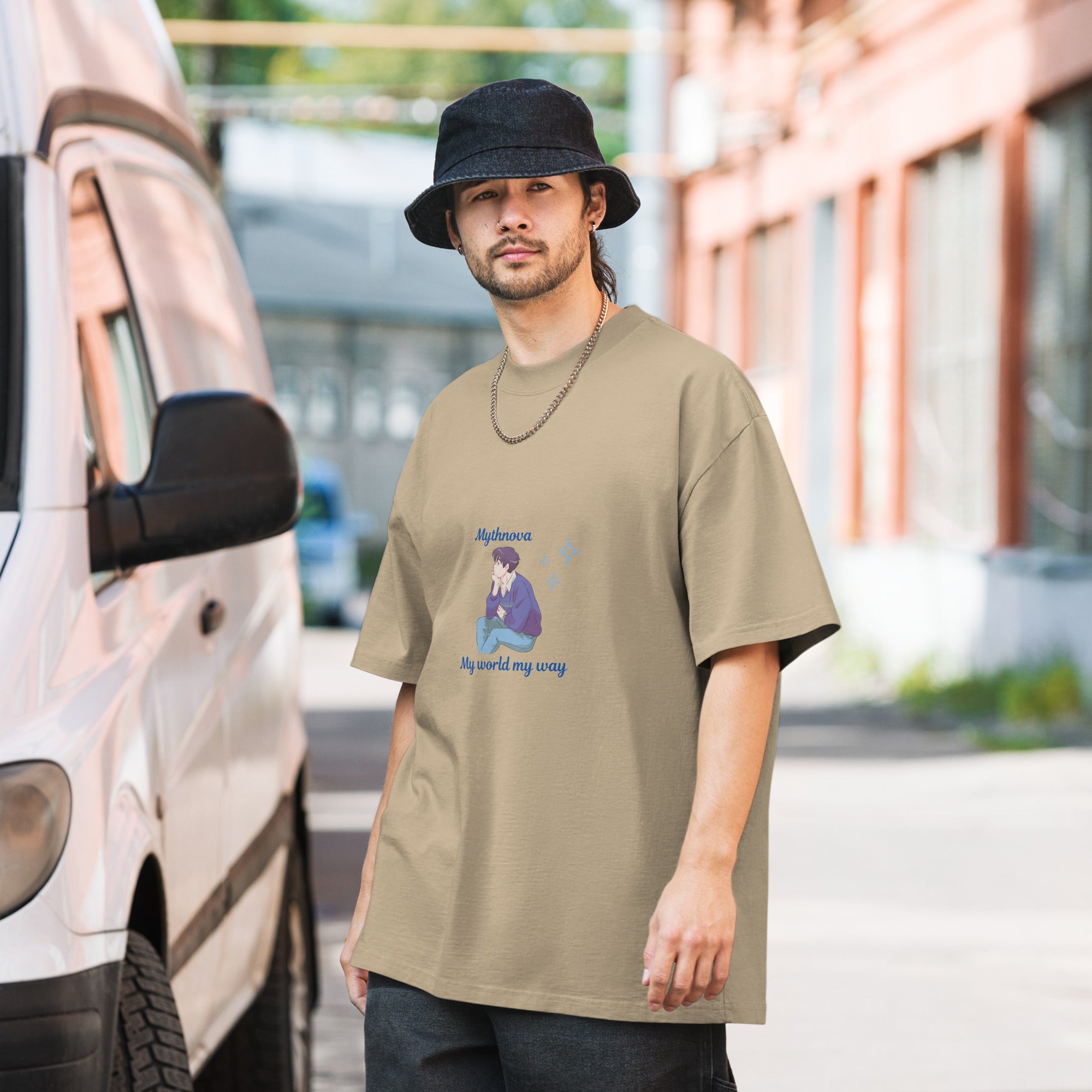 Unisex Oversized faded t-shirt